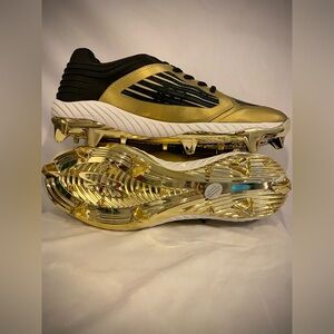 Boombah Men’s Sports Cleats Size 10.5 Gold/Black